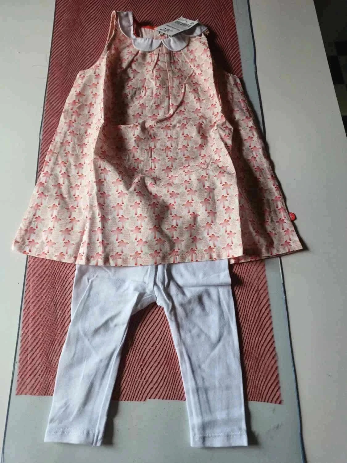Conjunto vestido legging 6 meses obaibi – photo 2